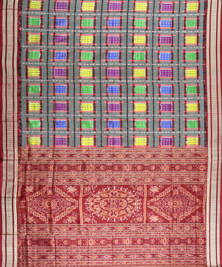 Multicolor handwoven sambalpuri ashwnini silk saree