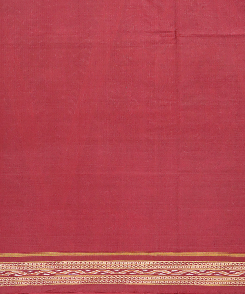 Multicolor handwoven sambalpuri cotton saree