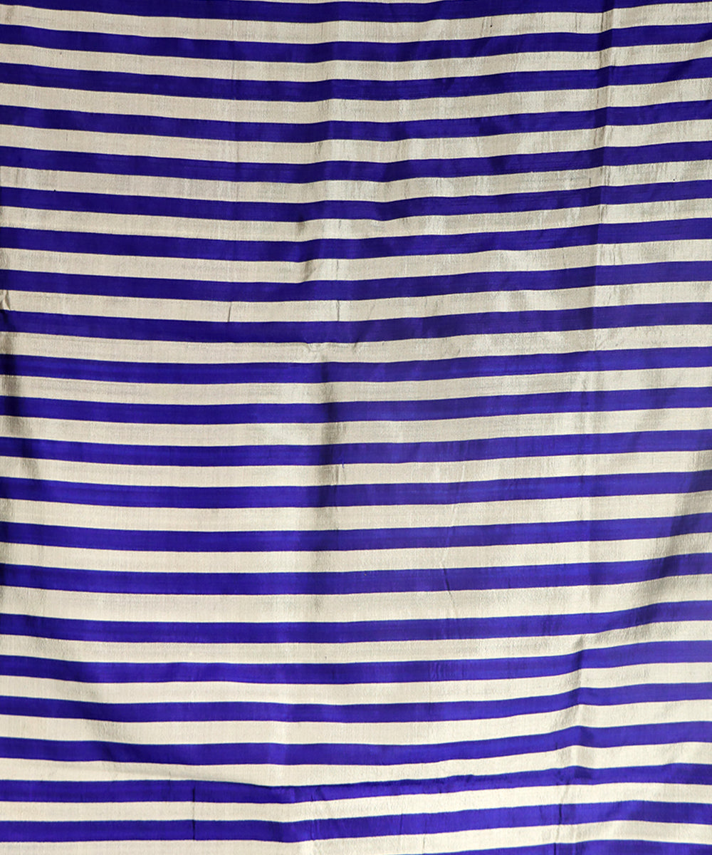 Light green blue black silk handwoven khandua saree