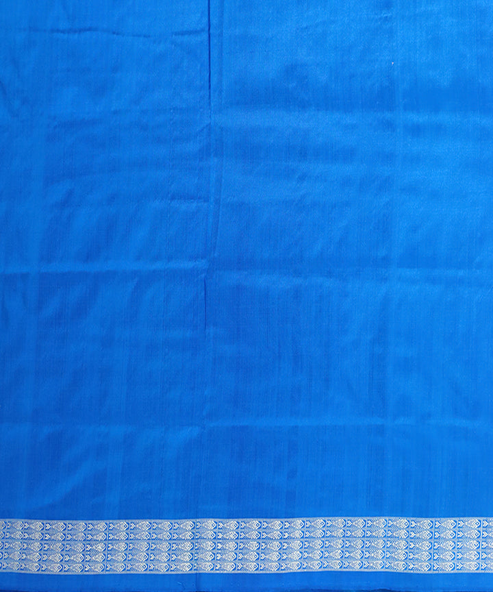Sky blue silk handloom bomkai saree