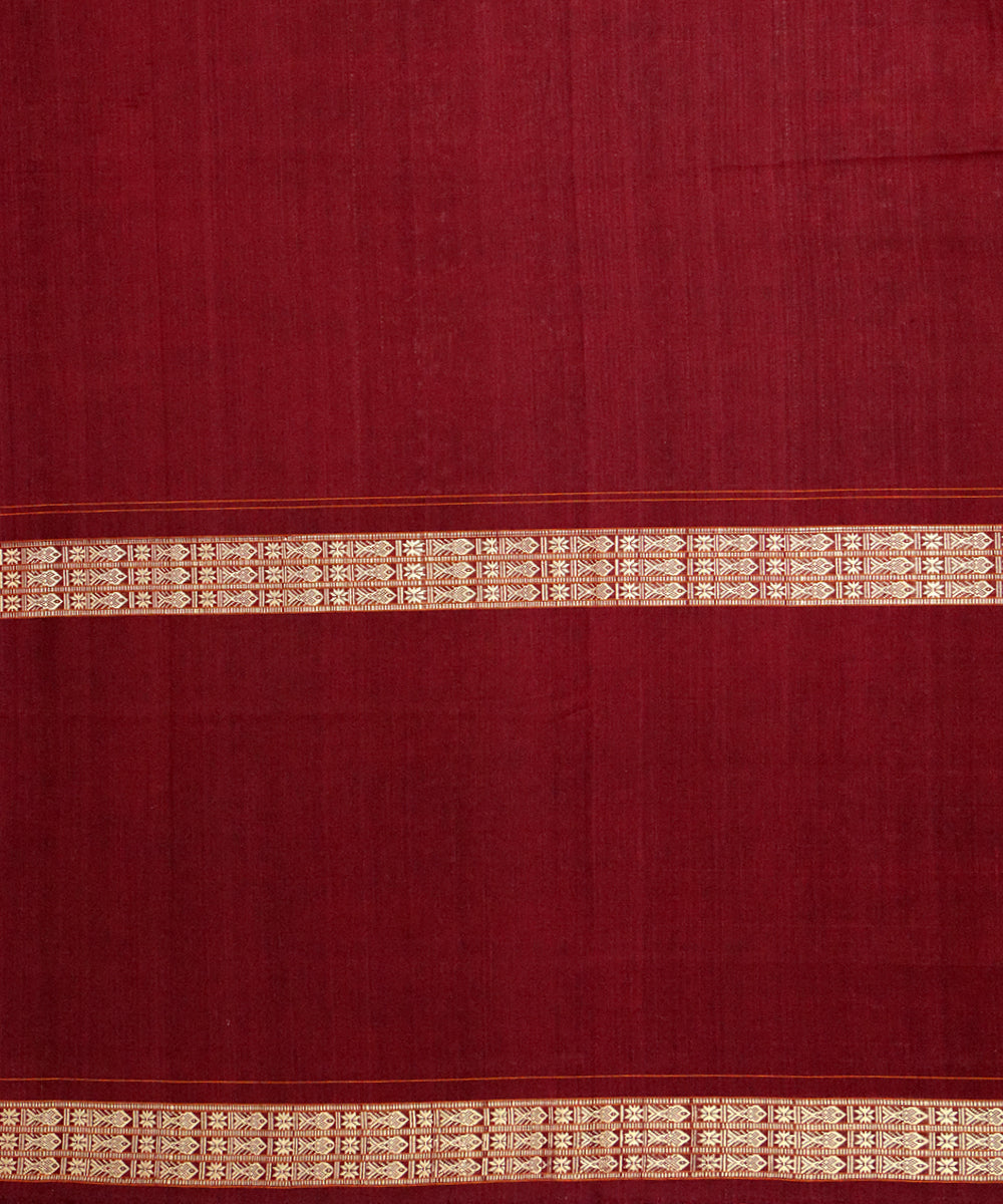 Baker-miller pink bulgarian rose cotton handloom sambalpuri saree