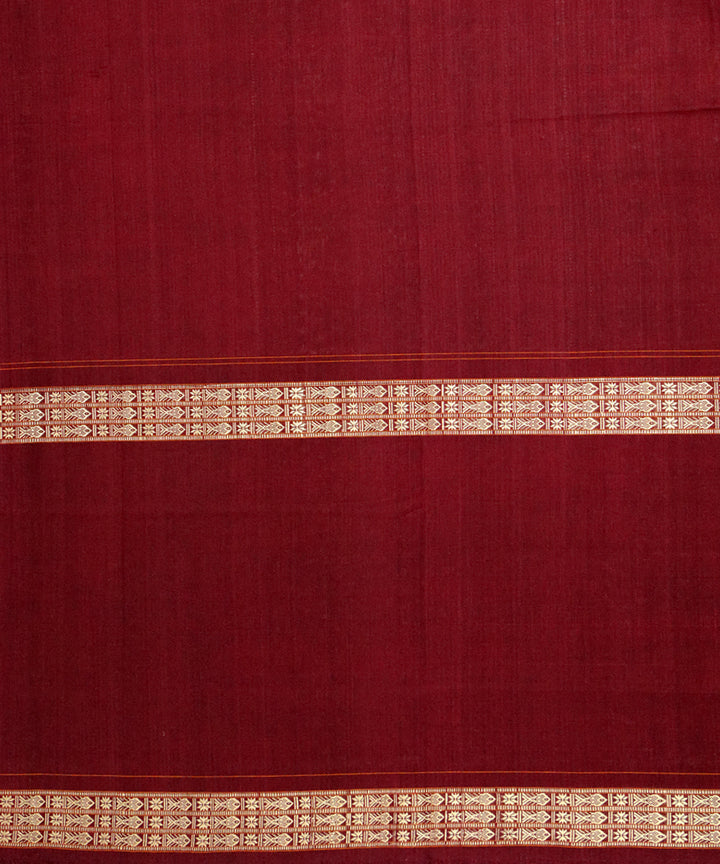 Baker-miller pink bulgarian rose cotton handloom sambalpuri saree