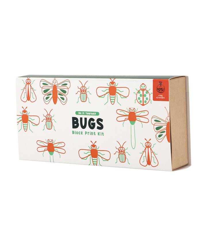 POTLI handmade block prinitng diy kit bugs