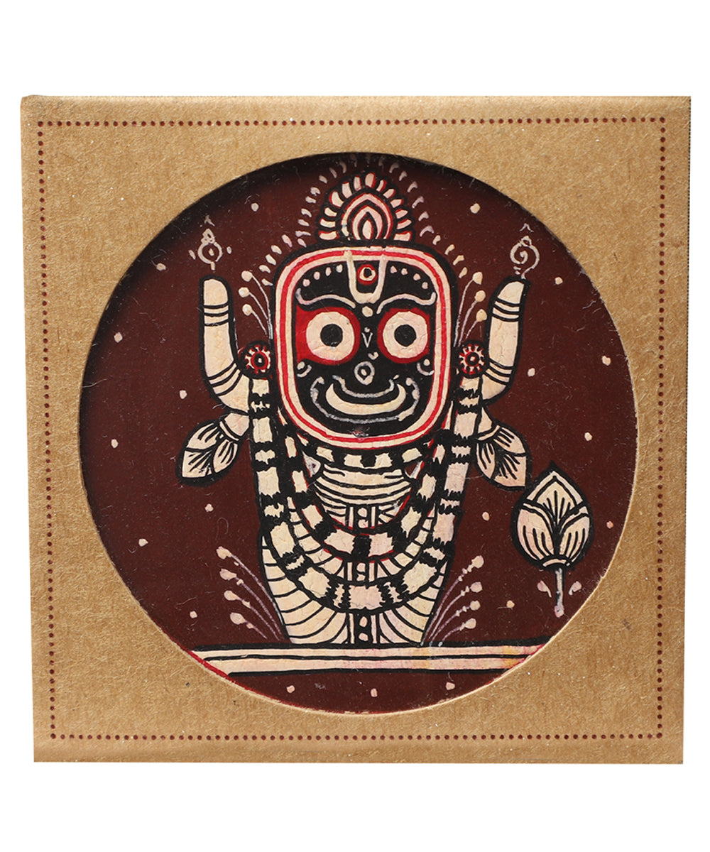 POTLI handmade ganjifa fridge magnets (buddha)