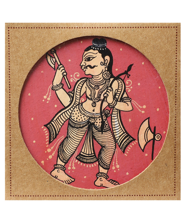 POTLI handmade ganjifa fridge magnets (parshuram)