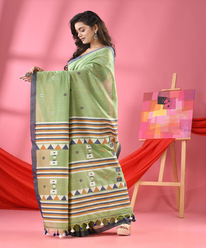 Fern handloom bengal cotton saree