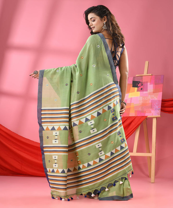 Fern handloom bengal cotton saree