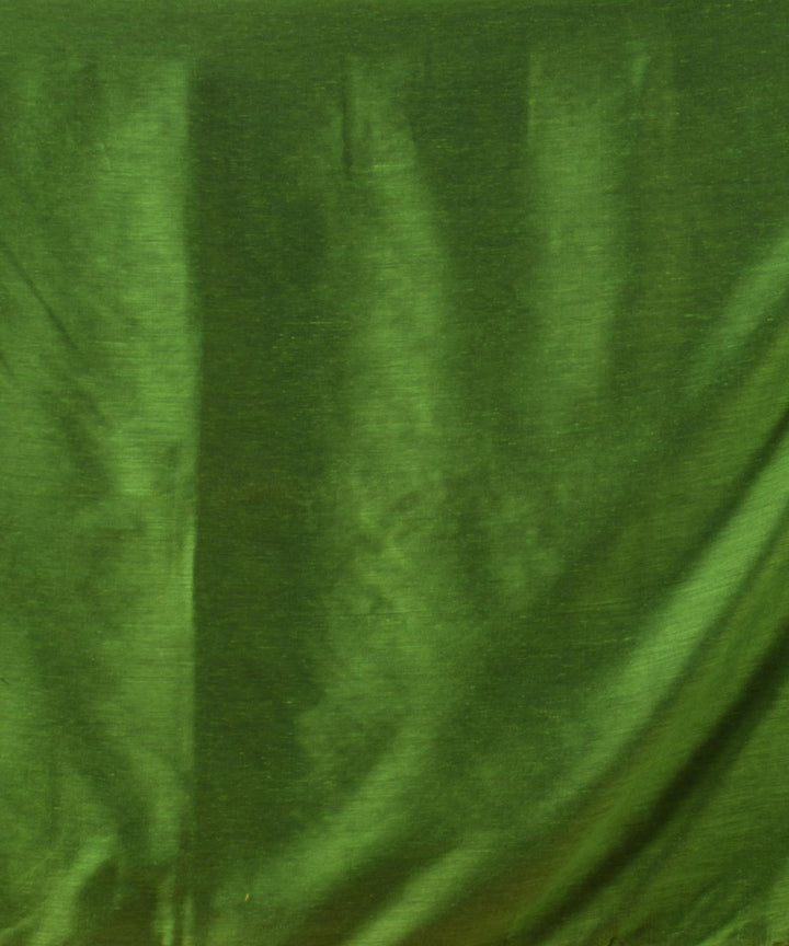 Forest green handloom bengal cotton saree