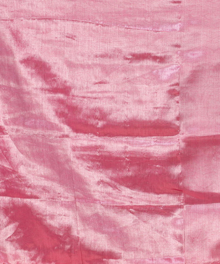 Baby pink handloom bengal cotton saree