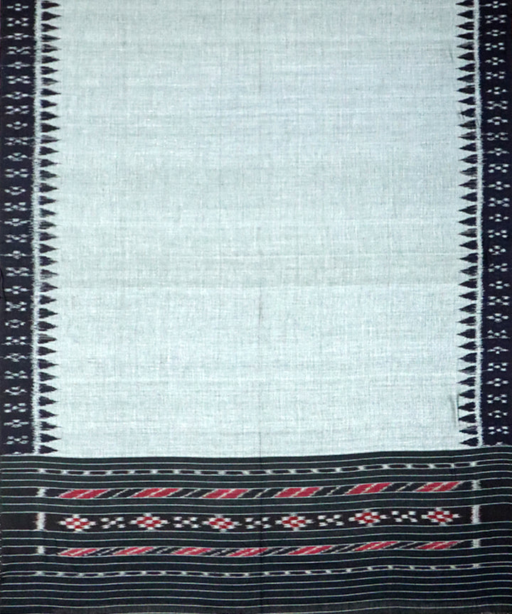 Black grey handloom cotton sambalpuri dress material