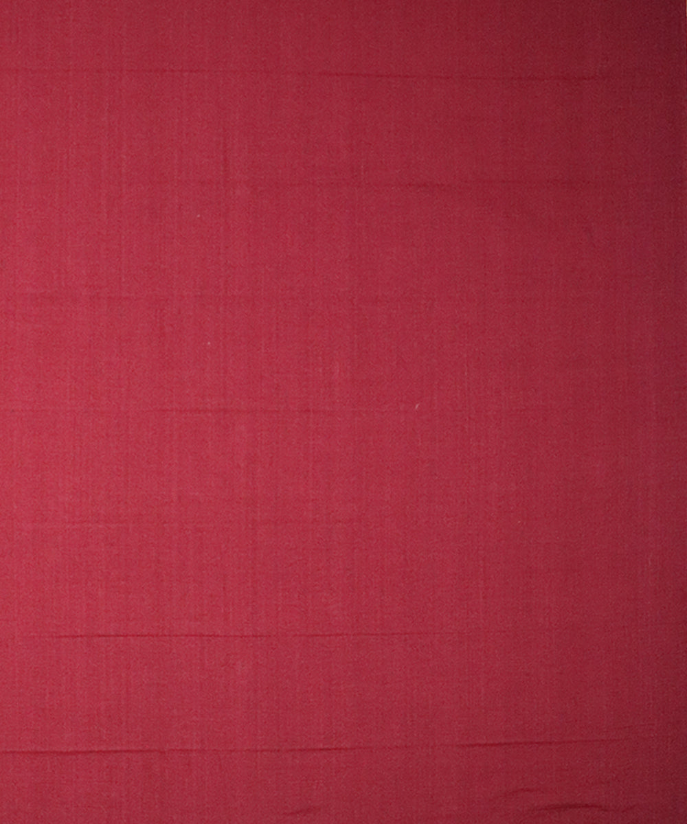 Beige maroon handloom cotton nuapatna dress material