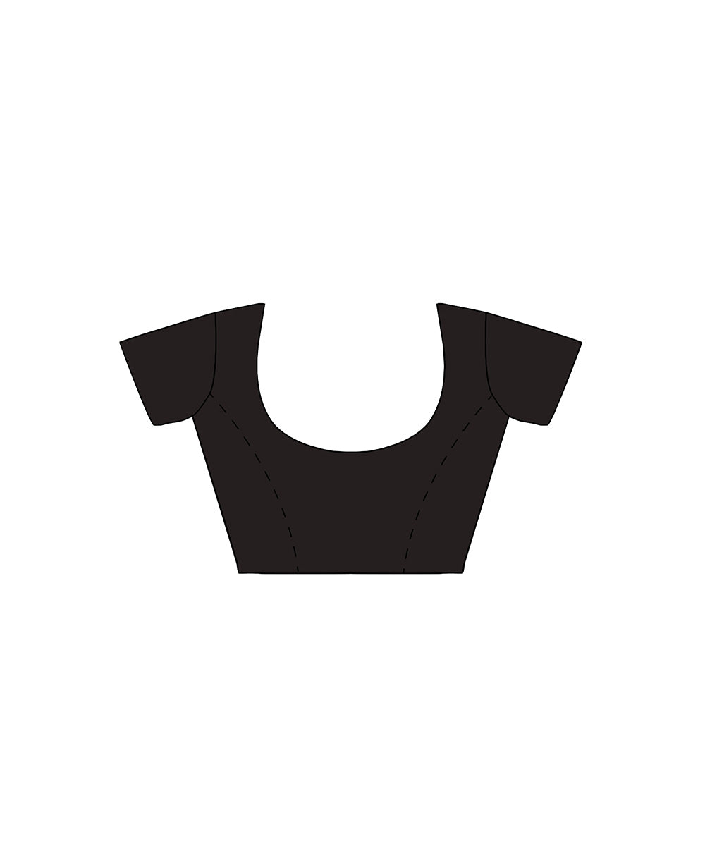 Biswa bangla grey black tangail cotton silk saree