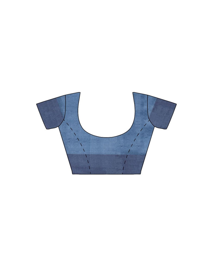 Indigo biswa bangla tussar silk handloom tangail saree