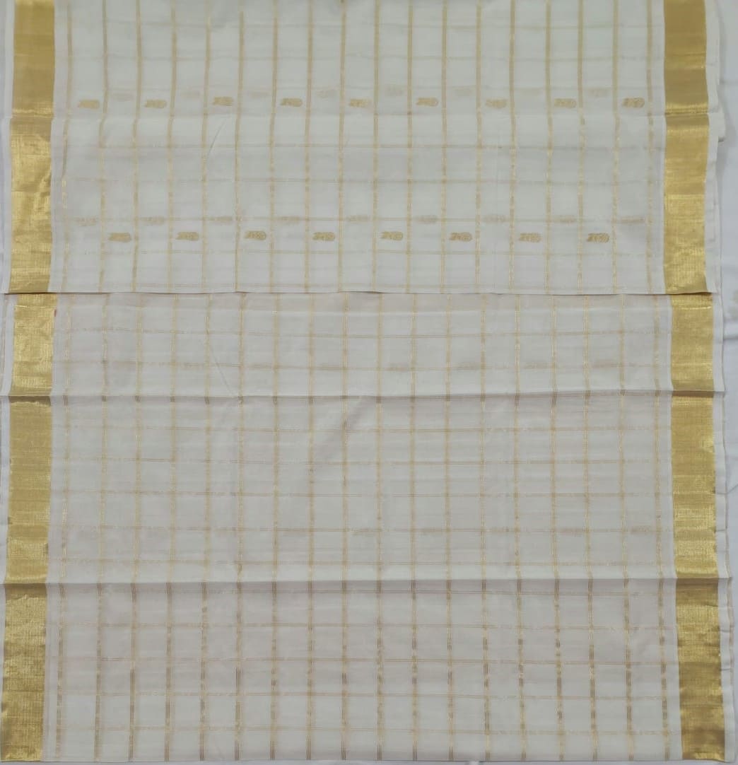 White zari handloom venkatagiri cotton saree