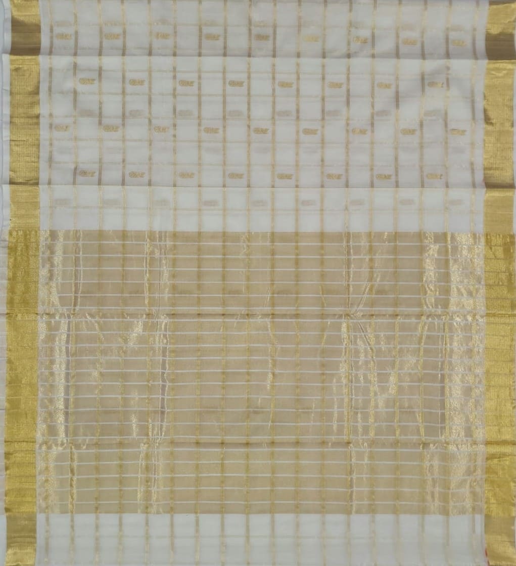 White zari handloom venkatagiri cotton saree