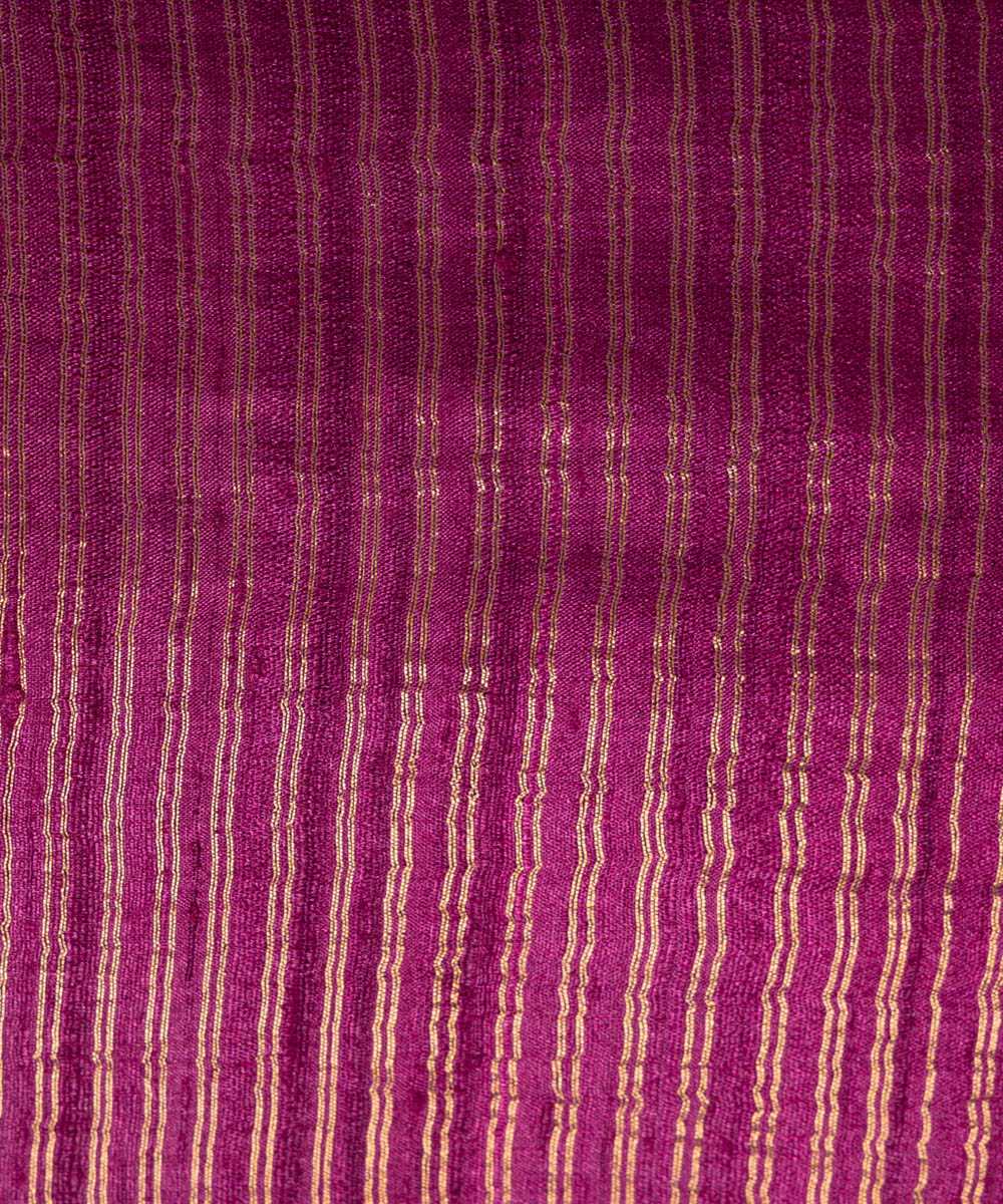 Majenta tussar silk hand woven chhattisgarh kosa saree