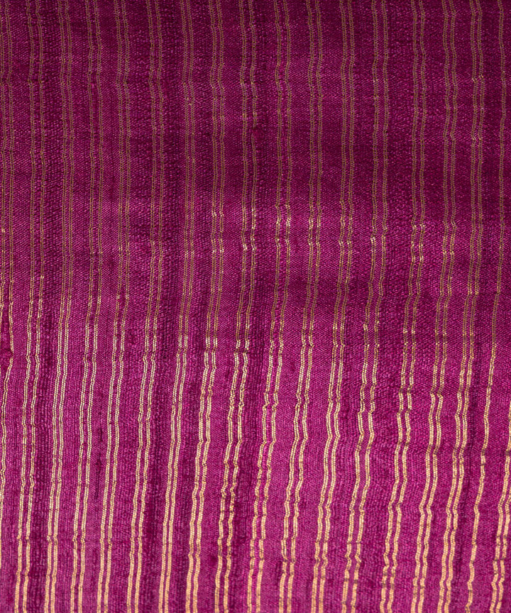 Majenta tussar silk hand woven chhattisgarh kosa saree