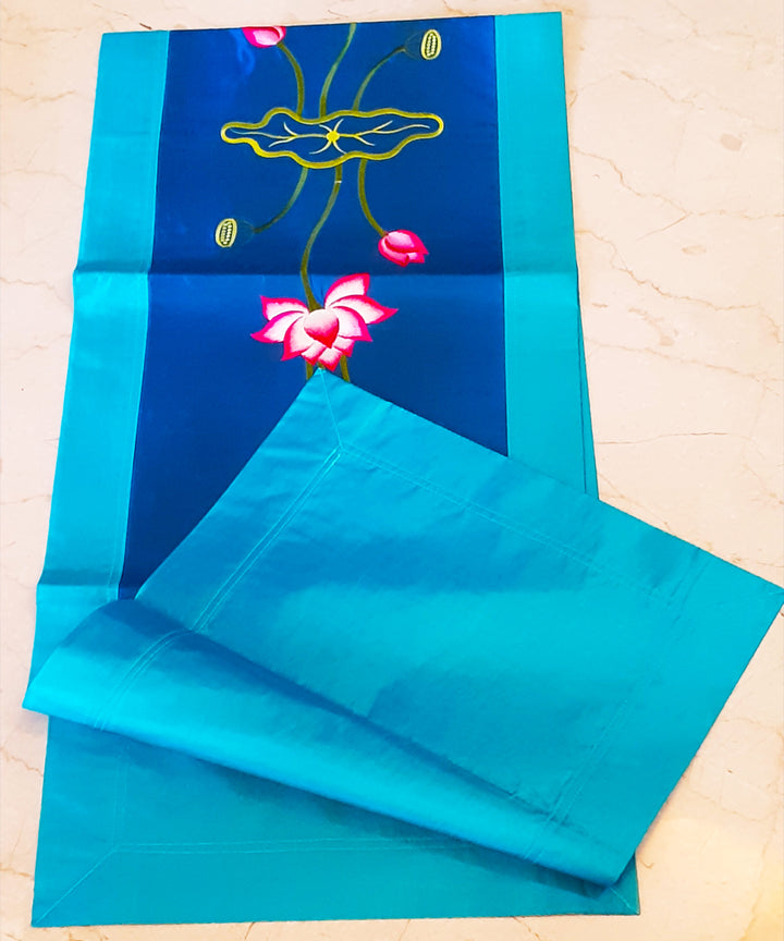 Embroidered Silk Table Runner