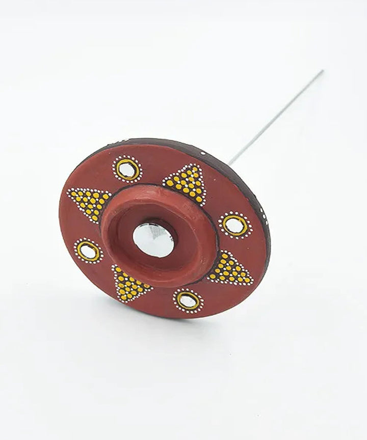 Brown handcrafted decor terracotta boom light- Set of 2