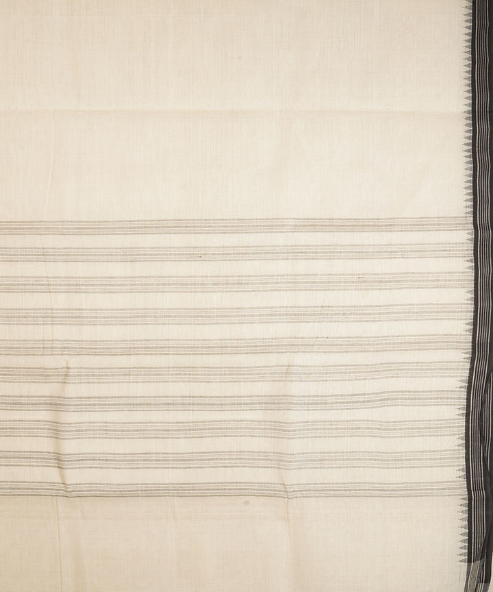 White kora cotton handloom srikakulam kuppadam saree