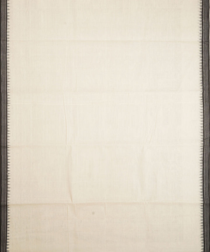 White kora cotton handloom srikakulam kuppadam saree