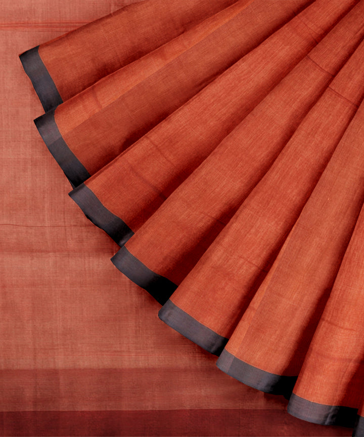 Red pink cotton mangalagiri handloom saree