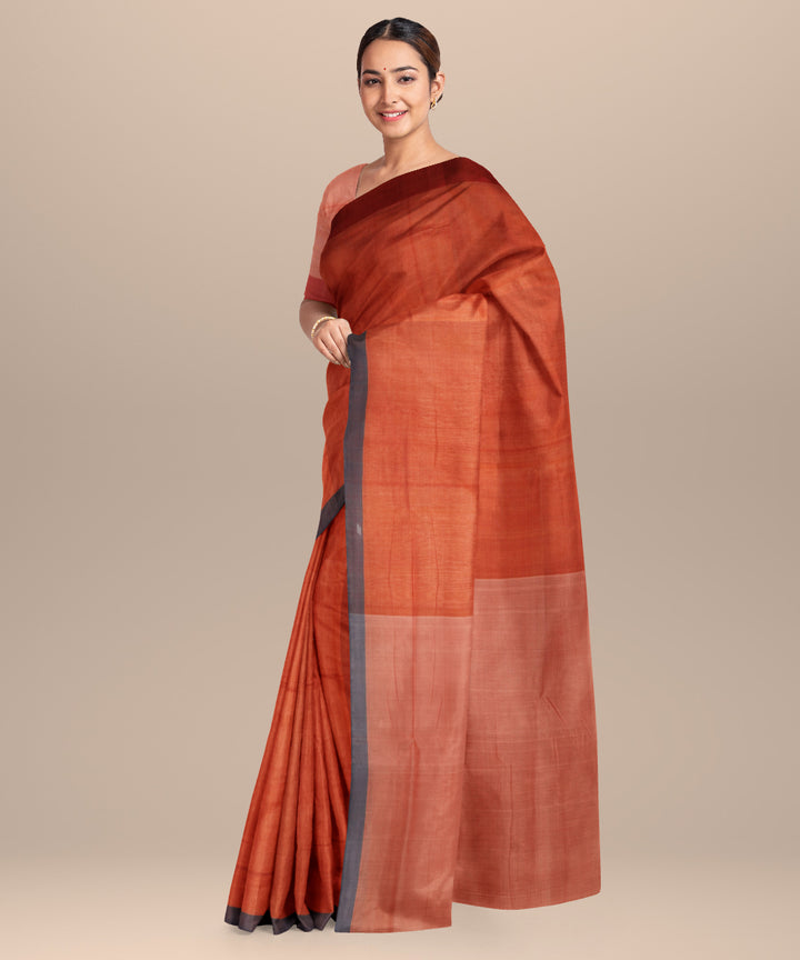 Red pink cotton mangalagiri handloom saree