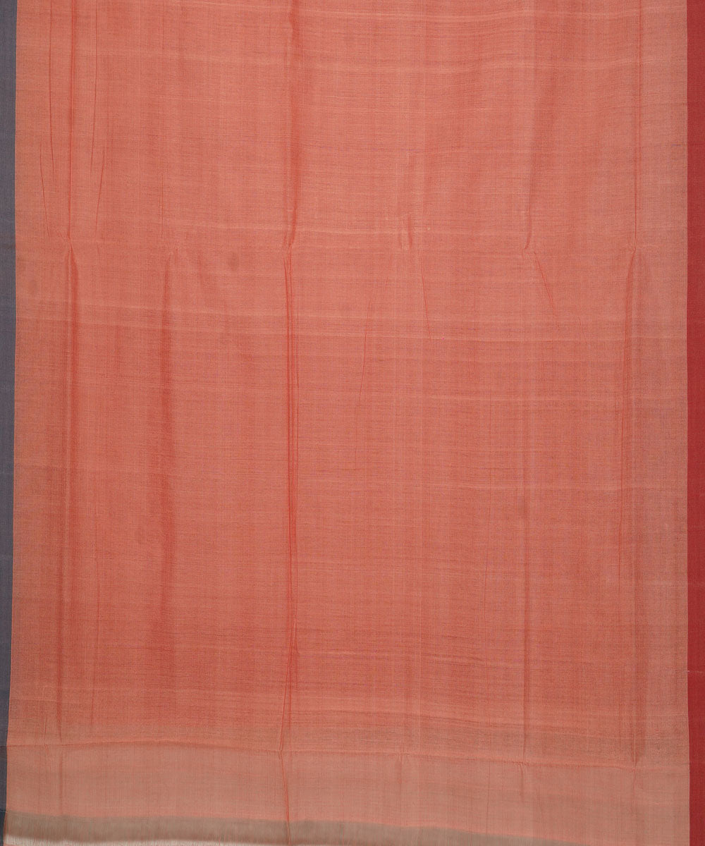 Red pink cotton mangalagiri handloom saree