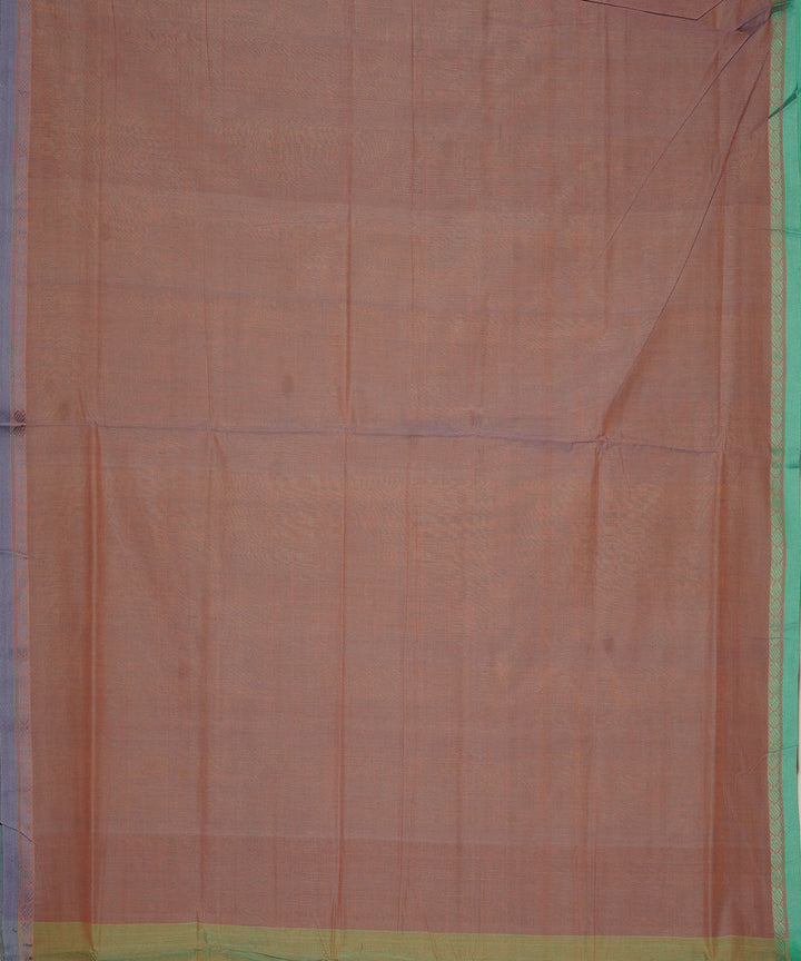 Teal green pink cotton handloom mangalagiri saree