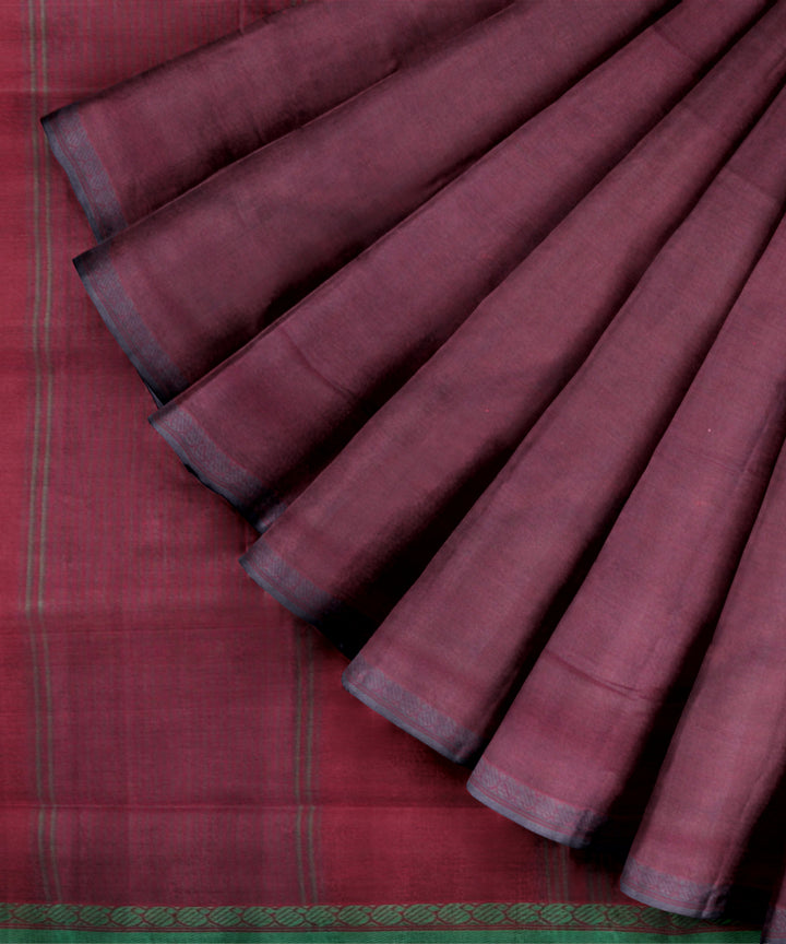 Purple pink cotton handloom mangalagiri saree