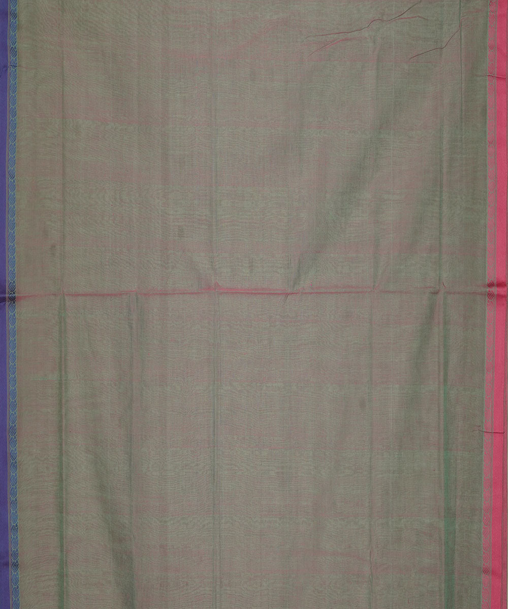 Light green pink cotton handloom mangalagiri saree