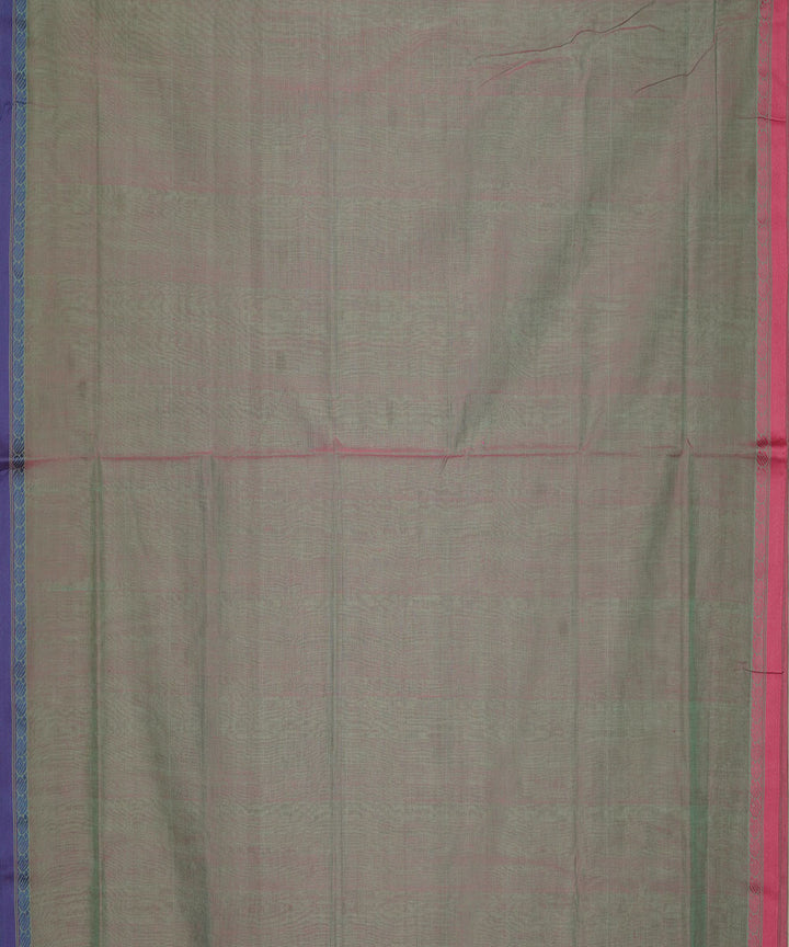 Light green pink cotton handloom mangalagiri saree