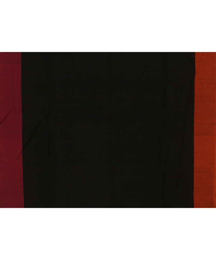 Black pink handloom bengal cotton saree