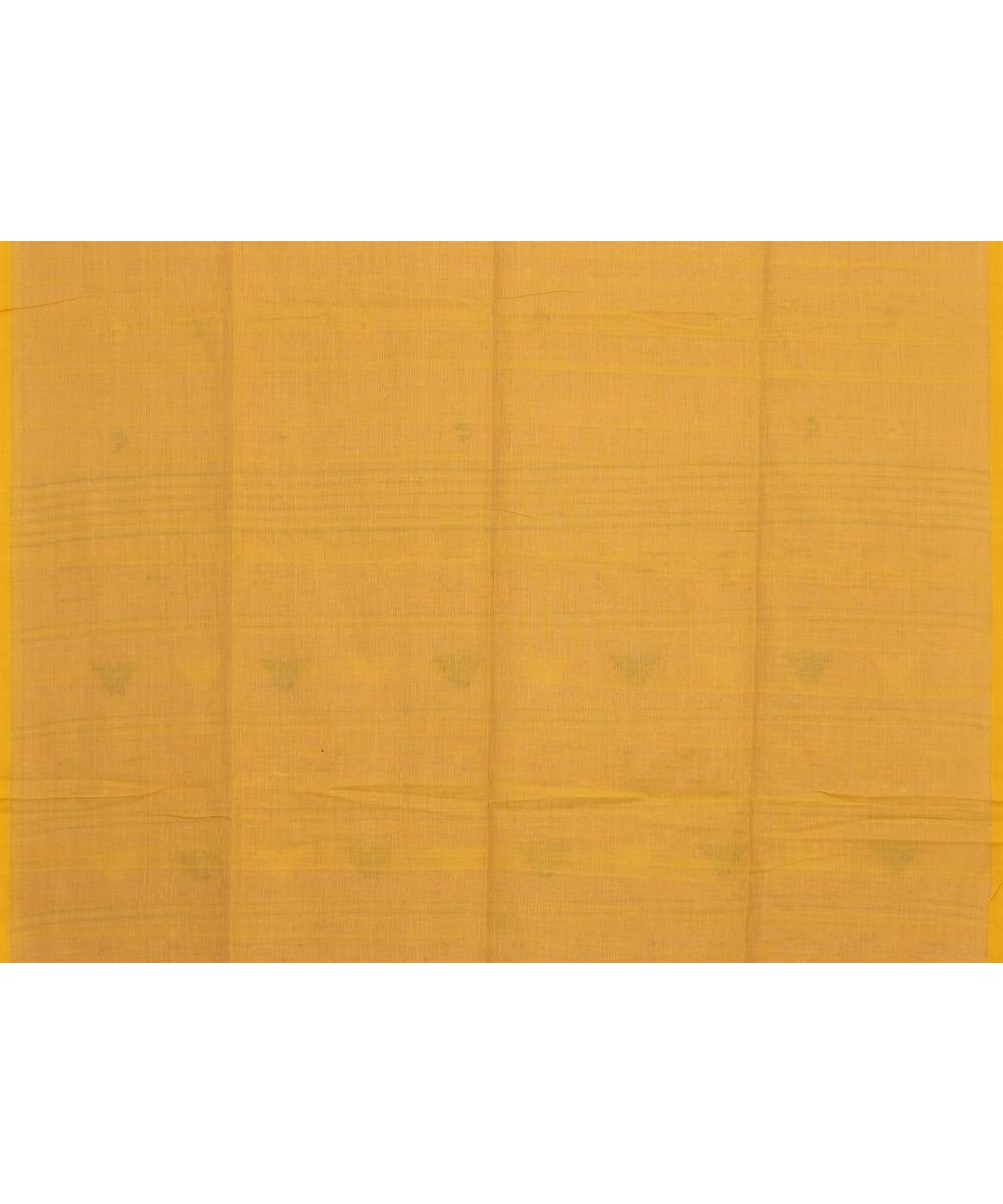 Pink yellow handloom bengal cotton saree