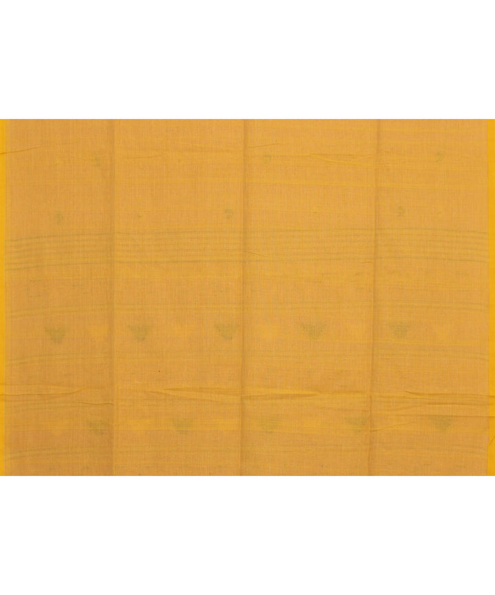 Pink yellow handloom bengal cotton saree