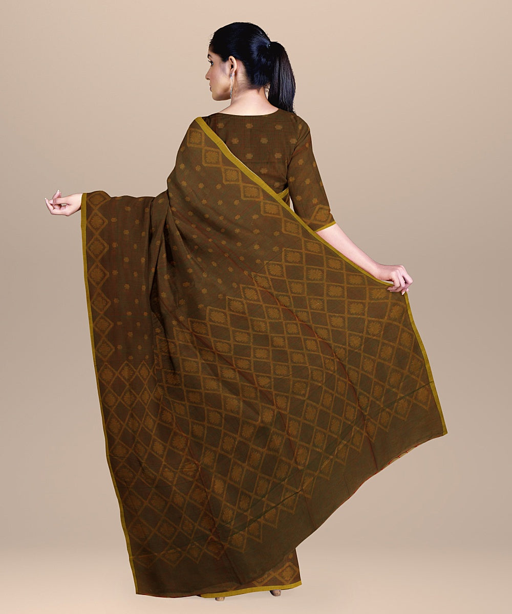 Multicolor handloom cotton bengal saree