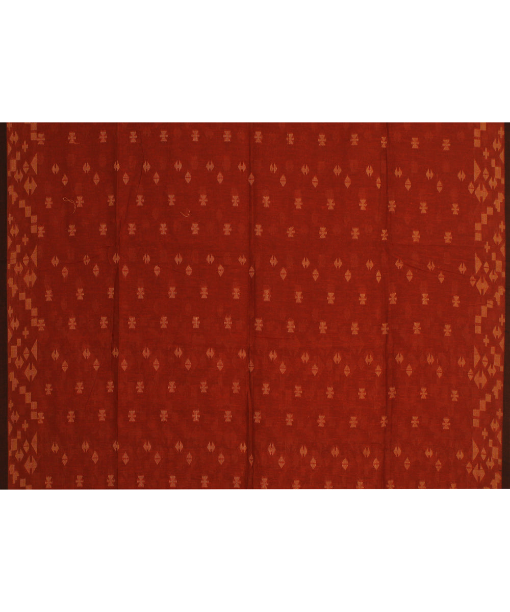 Brown coffee handloom bengal cotton saree