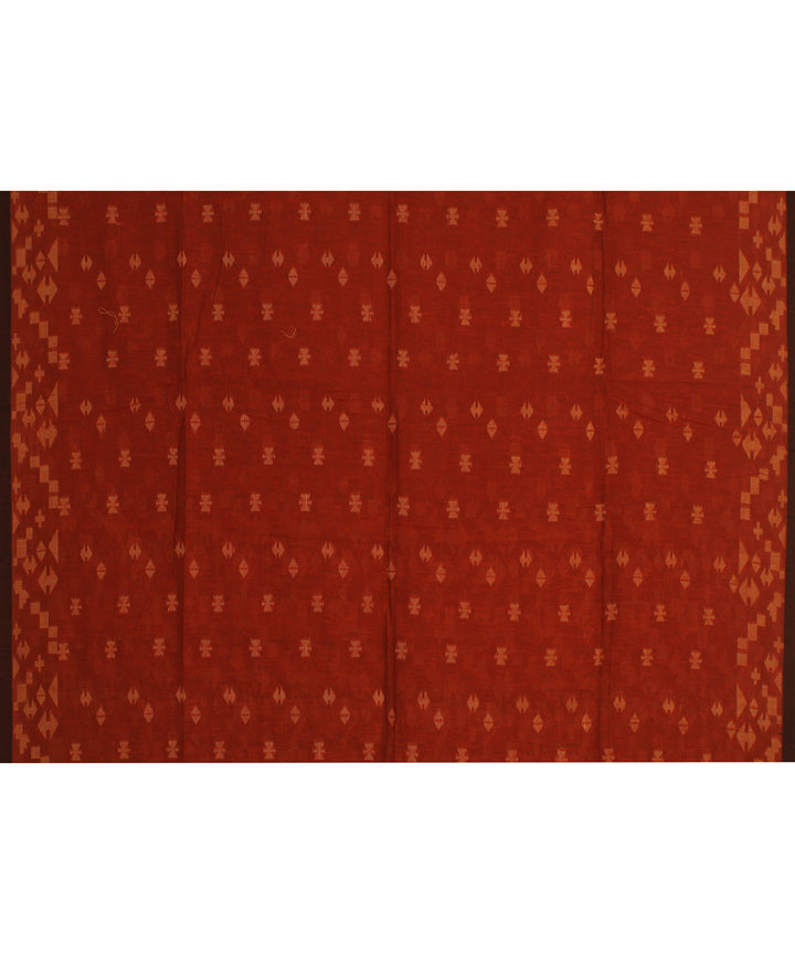 Brown coffee handloom bengal cotton saree