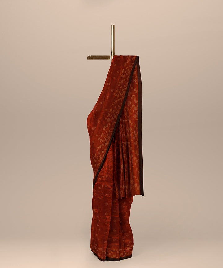 Brown coffee handloom bengal cotton saree