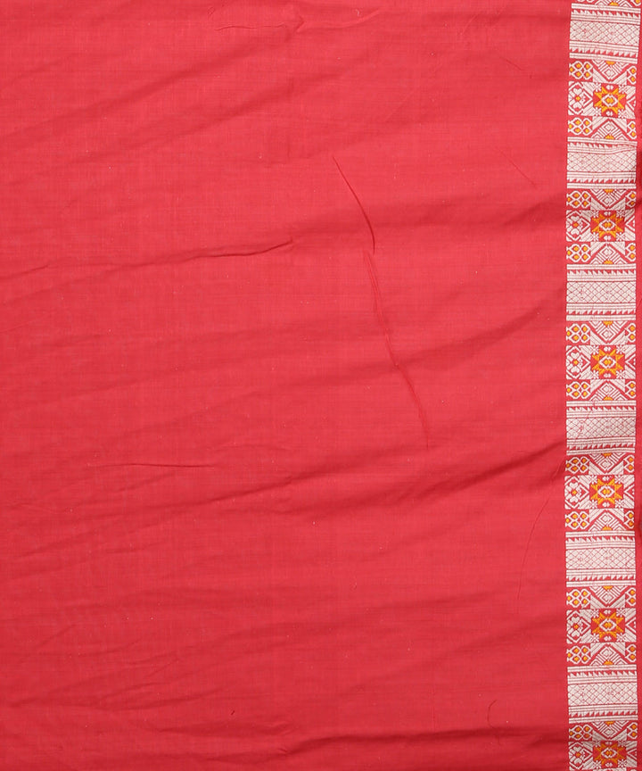 Orange white yellow Eri silk handloom assam saree