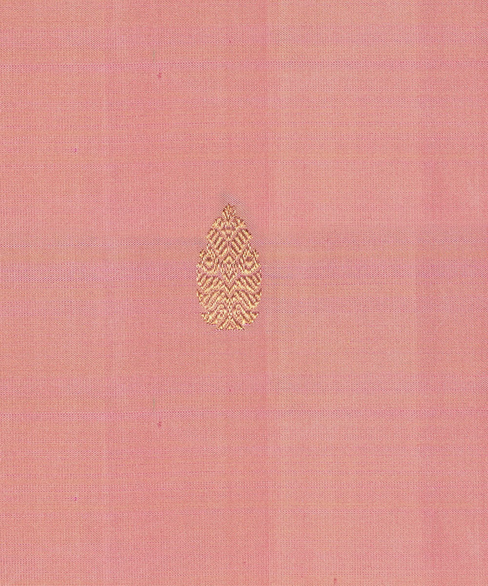 pink handwoven kanjivaram silk saree