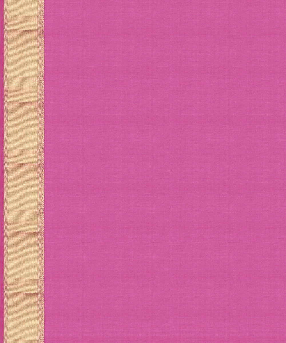 pink handwoven kanjivaram silk saree