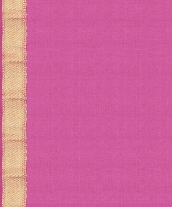 pink handwoven kanjivaram silk saree