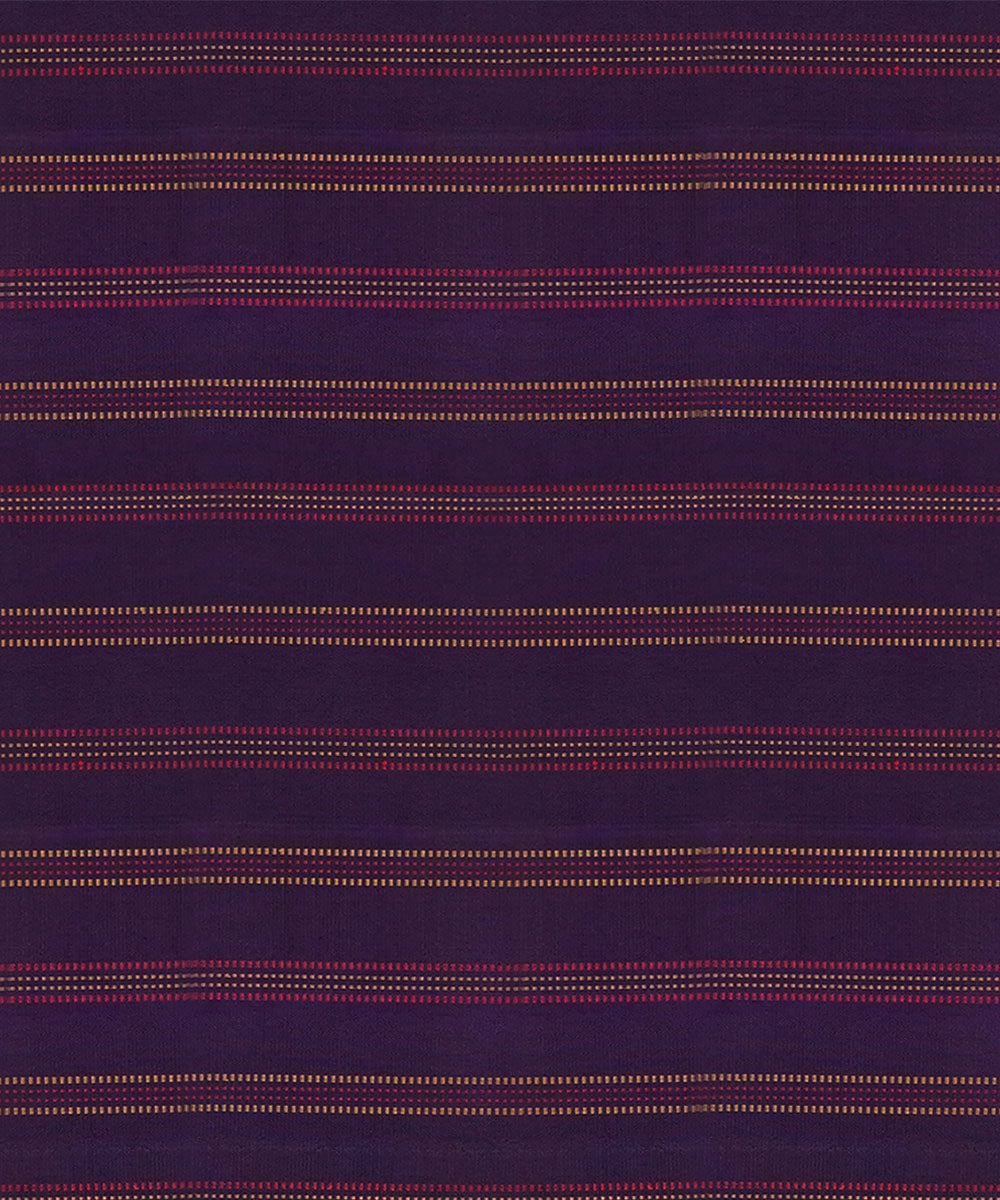 Purple red handwoven kanjivaram silk saree