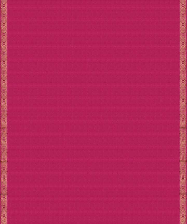 Purple pink handloom kanjivaram silk saree