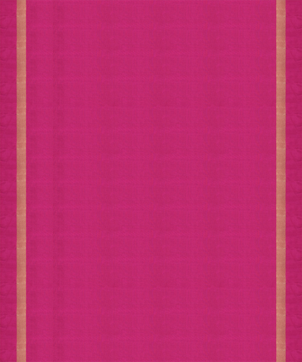 Purple pink handwoven kanjivaram silk saree