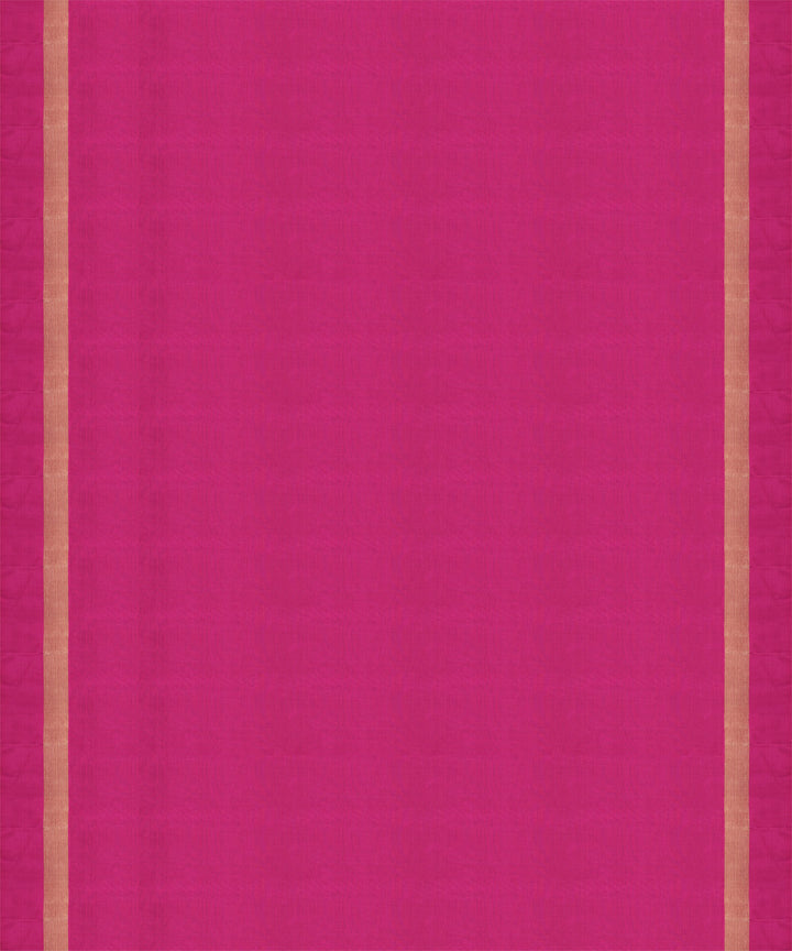 Purple pink handwoven kanjivaram silk saree