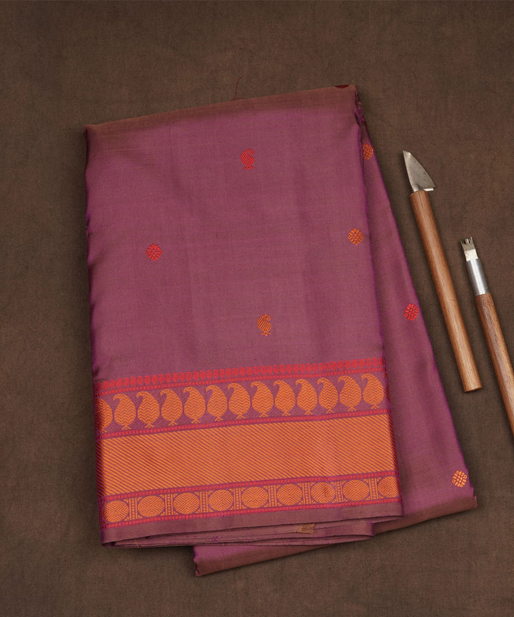 Pink handloom silk kanjivaram saree