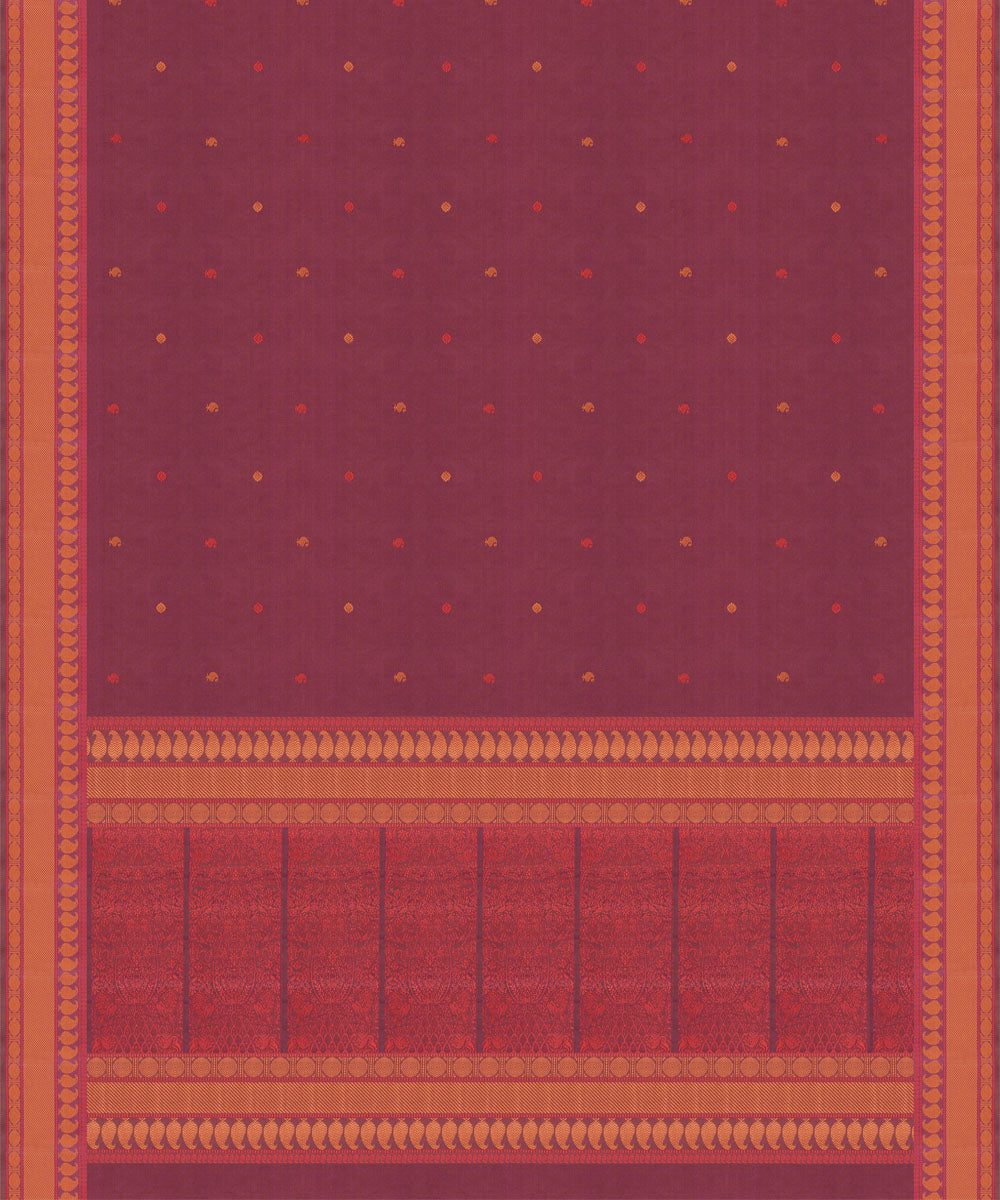 Pink handloom silk kanjivaram saree