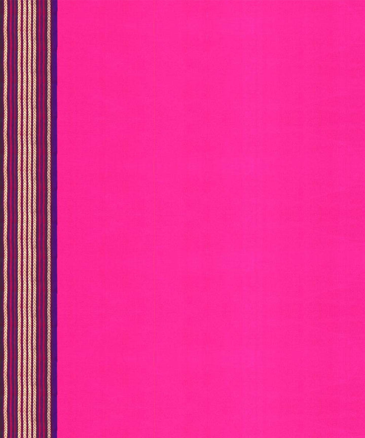 Pink handwoven kanjivaram silk saree